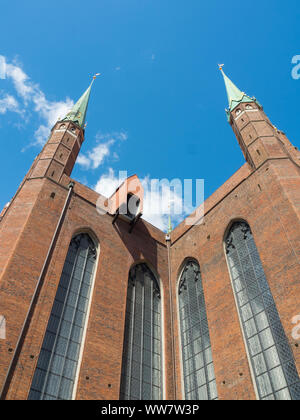 St. Mary's Church (Bazylika Mariacka) in Danzig, Polen Stockfoto