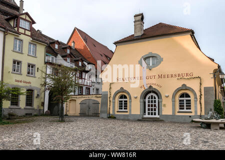 Meersburg, Baden-Württemberg, Bodensee, Deutschland, dem Staat Weinberg Meersburg Stockfoto