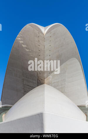 Auditorium, Detail, Auditorio de Tenerife, Kongress- und Konzerthalle des Architekten Santiago Calatrava, Santa Cruz, Santa Cruz de Tenerife, Teneriffa, Kanarische Inseln, Spanien, Europa Stockfoto