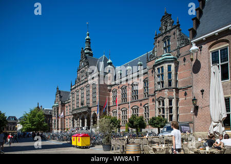 Niederlande, Groningen, Universität Stockfoto