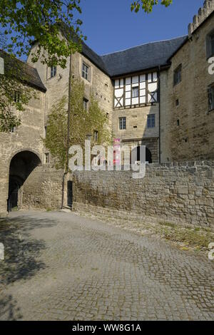 Schloss Neuenburg in der Nähe von Freyburg, Burgenlandkreis, Sachsen-Anhalt, Deutschland Stockfoto