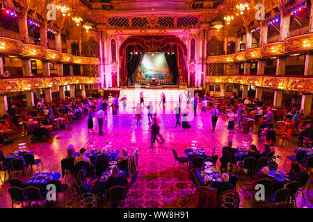 England, Lancanshire, Blackpool, der Blackpool Tower Ballsaal Stockfoto