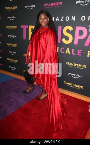 Los Angeles, Ca. 13 Sep, 2019. Jari Jones, im LA Premiere von Amazon "Transparente Musicale Finale" am Regal Cinemas L.A. Leben in Los Angeles, Kalifornien am 13. September 2019. Credit: Faye Sadou/Medien Punch/Alamy leben Nachrichten Stockfoto