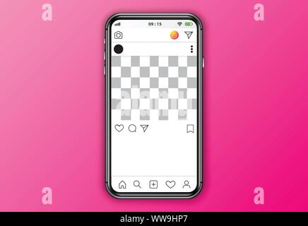 ig-Schnittstelle iphone Stock Vektor