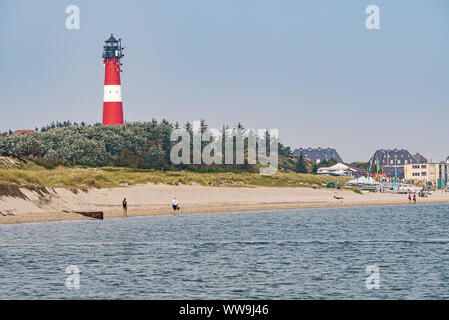 Leuchtturm Hörnum auf der Insel Sylt, Deutschland Stockfoto