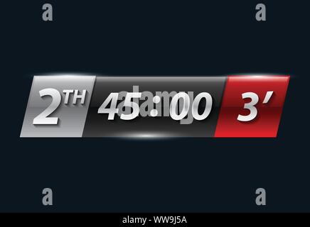 Zeitbanner Stock Vektor