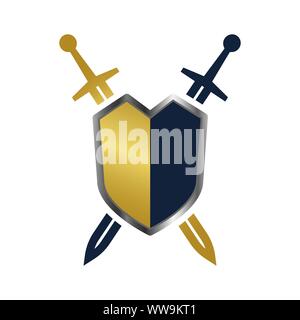 Royal Marke Luxus heraldischen Schild Crest Logo Design vector Template Stock Vektor