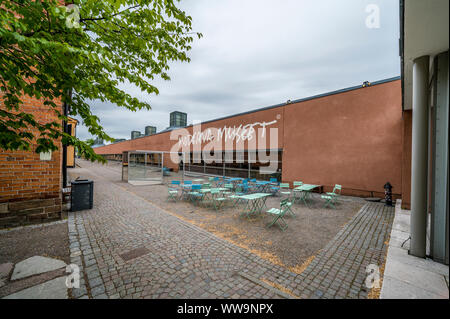 Gebäude von außen Moderna Museet, moderne und zeitgenössische Kunst Museum, Insel Skeppsholmen, Stockholm, Schweden Stockfoto