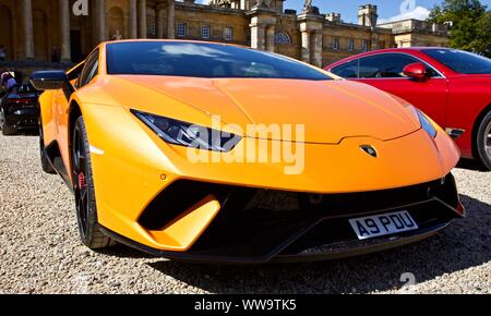 Lamborghini Huracán Performante auf der Concours D'Elegance in Blenheim Palace am 8. September 2019 Stockfoto