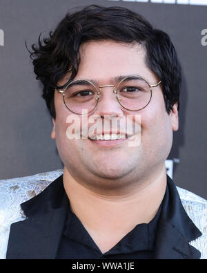 Hollywood, Vereinigte Staaten. 13 Sep, 2019. HOLLYWOOD, LOS ANGELES, Kalifornien, USA - 13. SEPTEMBER: Harvey Guillen kommt an der 45. jährlichen Saturn Awards auf der Avalon Hollywood am September 13, 2019 in Hollywood, Los Angeles, Kalifornien, Vereinigte Staaten. (Foto von David Acosta/Image Press Agency) Quelle: Bild Presse Agentur/Alamy leben Nachrichten Stockfoto