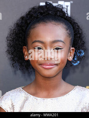 Hollywood, Vereinigte Staaten. 13 Sep, 2019. HOLLYWOOD, LOS ANGELES, Kalifornien, USA - 13. SEPTEMBER: faithe Herman kommt an der 45. jährlichen Saturn Awards auf der Avalon Hollywood am September 13, 2019 in Hollywood, Los Angeles, Kalifornien, Vereinigte Staaten. (Foto von David Acosta/Image Press Agency) Quelle: Bild Presse Agentur/Alamy leben Nachrichten Stockfoto