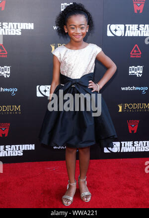 Hollywood, Vereinigte Staaten. 13 Sep, 2019. HOLLYWOOD, LOS ANGELES, Kalifornien, USA - 13. SEPTEMBER: faithe Herman kommt an der 45. jährlichen Saturn Awards auf der Avalon Hollywood am September 13, 2019 in Hollywood, Los Angeles, Kalifornien, Vereinigte Staaten. (Foto von David Acosta/Image Press Agency) Quelle: Bild Presse Agentur/Alamy leben Nachrichten Stockfoto