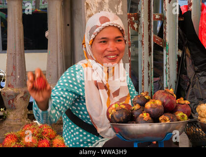 Markt, Rantepao, Sulawesi, Indonesien, 2014 Stockfoto