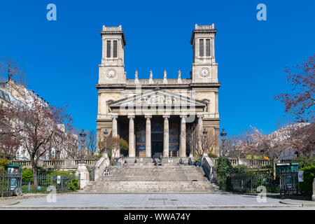 Paris, Frankreich, Saint-Vincent-de-Paul Kirche, schöne Kirche in der Nähe des Gare du Nord Stockfoto