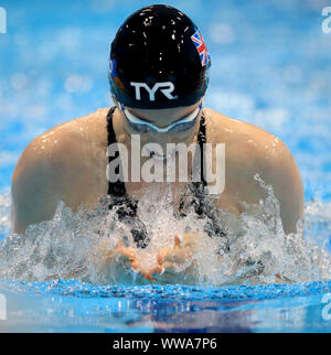 Großbritanniens Bethanien Firth konkurriert in 200 m der Frauen individuelle Medley SM 14 Heizt am Tag sechs der Welt Para Schwimmen Allianz Meisterschaften an der London Aquatic Centre, London. Stockfoto