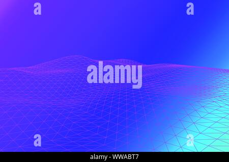 Einfachen vektor Hintergrund mit Polygon mesh Stock Vektor