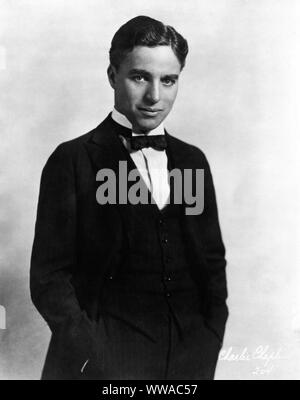 CHARLIE CHAPLIN Porträt ca. 1922 Als sich Charles Chaplin Produktionen Stockfoto