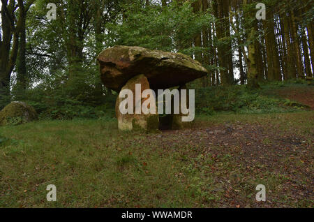 Gwal y Filiast, Grabkammer, Carmarthenshire, Wales Stockfoto