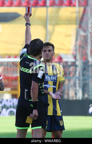 Perugia, Italien. 14 Sep, 2019. ALESSANDRO MALLAMO ESPULSO während Perugia Vs Juve Stabia - Italienische Fußball-Serie B Männer Meisterschaft - Credit: LPS/Loris Cerquiglini/Alamy leben Nachrichten Stockfoto