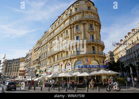 Berühmte Brasserie La Samaritaine, Le Vieux Port, Marseille, Bouches-du-Rhone, PACA, Frankreich Stockfoto