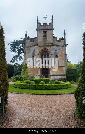 St. Mary's Chapel, die buriel Ort der Catherne Parr die 6. Frau von König Heinrich VIII. in Sudeley Castle, Winchcombe, Gloucestershire, England Stockfoto