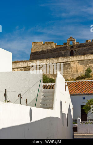 Die San Sebastian Fort in Castro Marim, Algarve, Portugal Stockfoto