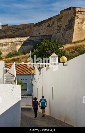 Die San Sebastian Fort in Castro Marim, Algarve, Portugal Stockfoto