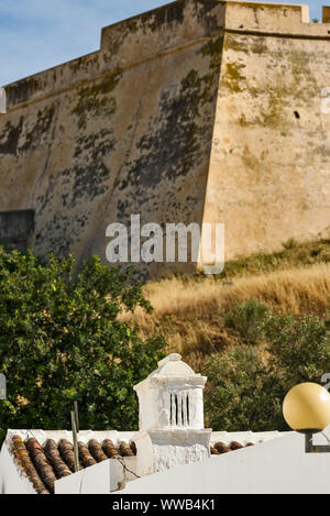 Die San Sebastian Fort in Castro Marim, Algarve, Portugal Stockfoto