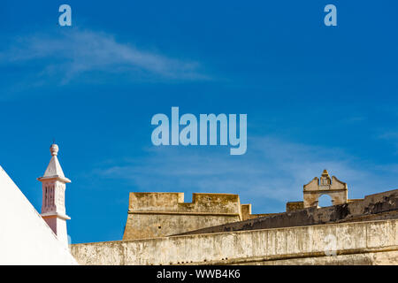 Die San Sebastian Fort in Castro Marim, Algarve, Portugal Stockfoto