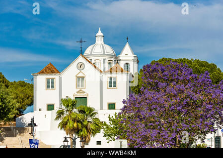 Die Kirche Unserer Lieben Frau von der Märtyrer - Igreja Matriz in Castro Marim, Algarve Portugal Stockfoto