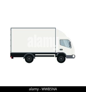 Kalte zimmer Truck. Schwere Transportmittel Stock Vektor