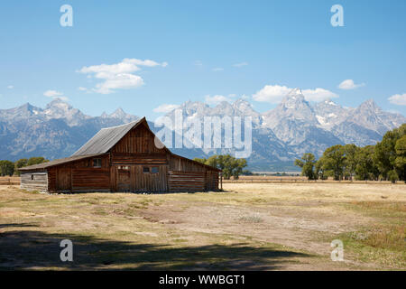 T.A. Molton Scheune im Grand Teton National Park Stockfoto