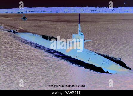 USS Pennsylvania (SSBN-735) Stockfoto