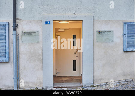 Chur, Schweiz. 15. September 2019. Der Sitz der Staatsanwaltschaft Graubünden an der Sennhofstrasse 17 in Chur. Stockfoto
