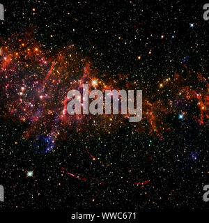 Universum Szene mit Planeten, Sterne und Galaxien im Weltraum. Elemente dieses Bild von der NASA eingerichtet Stockfoto