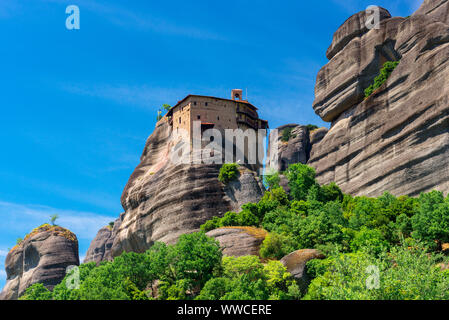 Agios Nikolaos Anapafsas entfernt Kloster am Komplex der Meteora Klöster in Griechenland Stockfoto