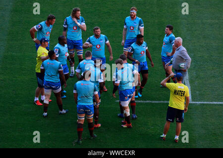 Die stormers v Bullen | Super Rugby 2019 Match bei Newlands am 27. April in Kapstadt, Südafrika. Stockfoto