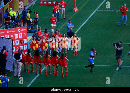 Die stormers v Bullen | Super Rugby 2019 Match bei Newlands am 27. April in Kapstadt, Südafrika. Stockfoto