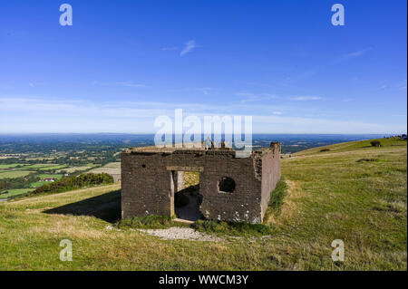 Brighton, UK. 15. September 2019. Wanderer genießen Sie den Sonnenschein am Devils Dyke Nördlich von Brighton auf der South Downs mit Temperaturen erwartet, die Mitte der 20er Jahre in den Südosten zu erreichen. Foto: Simon Dack/Alamy leben Nachrichten Stockfoto