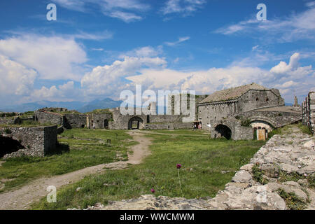 Historischen Ruinen Burg Rozafa in Shkodra, Albanien Stockfoto