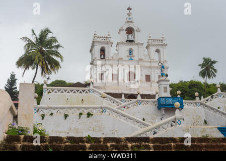 Gebäude und kommerziellen Einrichtungen in Panjim die Hauptstadt von Goa Stockfoto