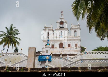 Gebäude und kommerziellen Einrichtungen in Panjim die Hauptstadt von Goa Stockfoto