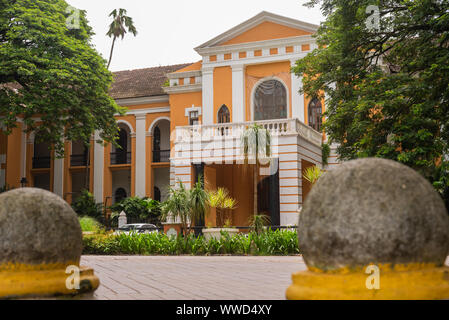 Gebäude und kommerziellen Einrichtungen in Panjim die Hauptstadt von Goa Stockfoto