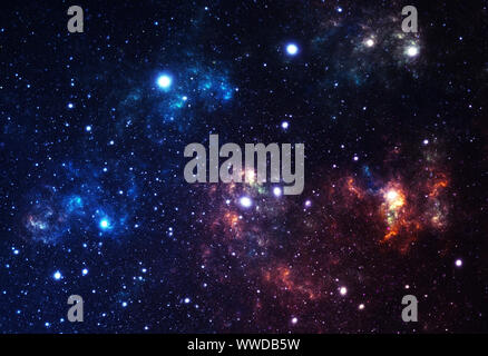 Sterne und Nebel Stockfoto