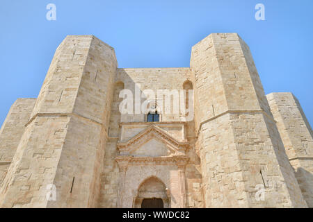 Castel del Monte (Federico II Schloss), UNESCO-Weltkulturerbe, Andria, Apulien, Italien, Europa Stockfoto