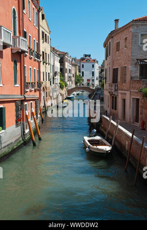 Venedig, Italien: Blick auf den Kanal Rio de S.Vio in Venedig Stockfoto