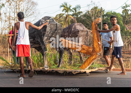 Karneval auf den Küstenstaat von Goa in Indien Stockfoto