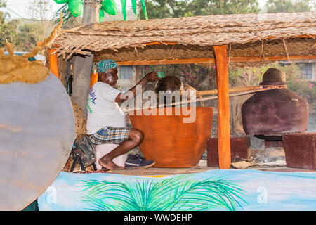 Karneval auf den Küstenstaat von Goa in Indien Stockfoto