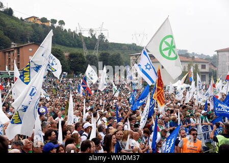 Mailand, Italien. 15 Sep, 2019. Montagnana, Jahrestagung der 'Liga' Credit: Unabhängige Fotoagentur/Alamy leben Nachrichten Stockfoto