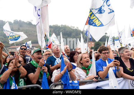 Mailand, Italien. 15 Sep, 2019. Montagnana, Jahrestagung der 'Liga' Credit: Unabhängige Fotoagentur/Alamy leben Nachrichten Stockfoto